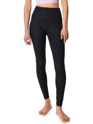 Sweaty Betty + All Day Embossed High Waist 7/8 Leggings