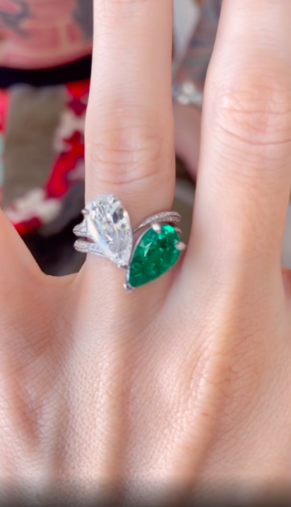 Megan Fox's Engagement Ring Features Two Massive Stones | Who What Wear