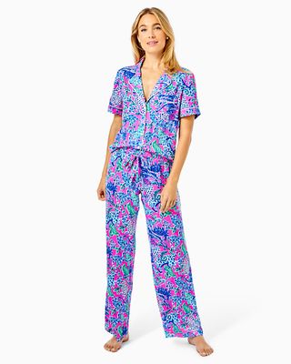 Lilly Pulitzer + 31-Inch Pajama Woven Pant