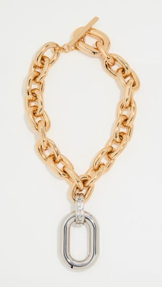 Paco Rabanne + Link Over Necklace