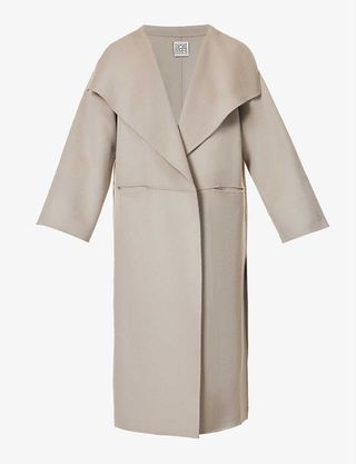 Totême + Signature Dropped-Shoulder Wool and Cashmere-Blend Coat