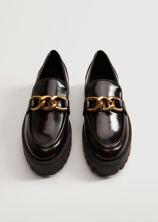 Mango + Chain Loafers