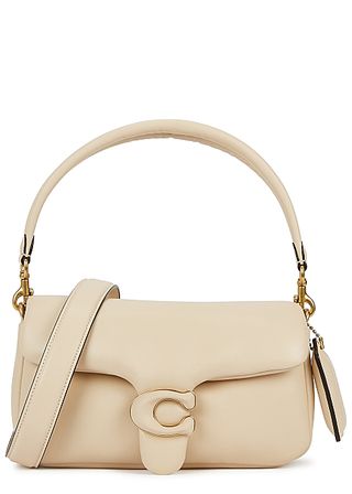 Coach + Pillow Tabby 26 Ivory Leather Shoulder Bag