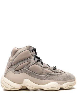 Adidas Yeezy + 500 High Mist Stone Sneakers