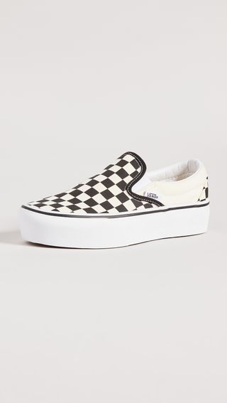 Vans + Classic Slip on Platform Sneakers