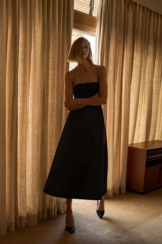 Zara + Bustier Dress