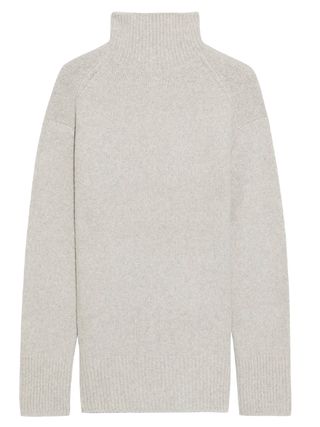 Vince + Mélange Knitted Turtleneck Sweater