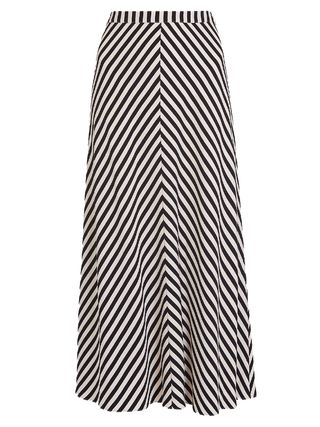 Whistles + Diagonal Stripe Skirt