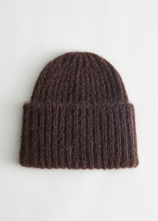 & Other Stories + Ribbed Mohair Beanie