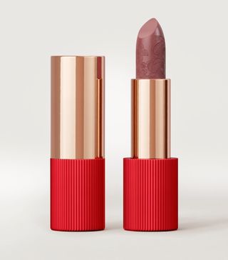 La Perla + Matte Silk Lipstick in Nude Red