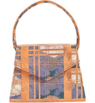 Anima Iris + Mini Zaza Leather Top Handle Bag