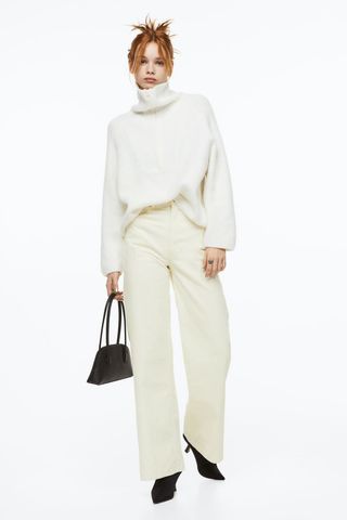 H&M + Wide Corduroy Trousers