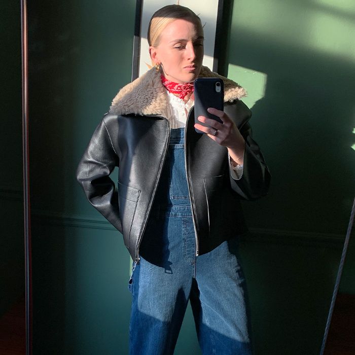 I'm Obsessed With This Whistles Leather Jacket | Who What Wear