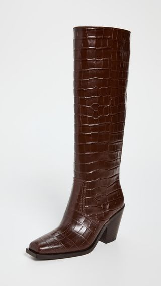 Loeffler Randall + Lynn Heeled Tall Western Boots