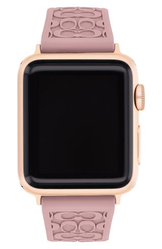 Coach + Signature C Rubber Apple Watch Watchband