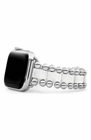 Lagos + Smart Caviar Stainless Steel Link Band for Apple Watch