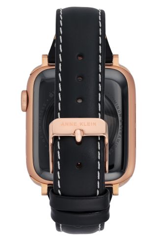 Anne Klein + Leather 12.7mm Apple Watch Watchband