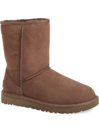 Ugg + Classic Genuine Shearling Lined Short Boot