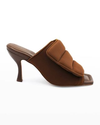 Gia Borghini + Fold-Over Mule Sandals