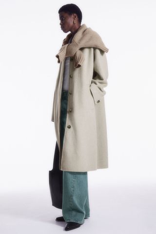 COS + Collared Double-Faced Wool Coat