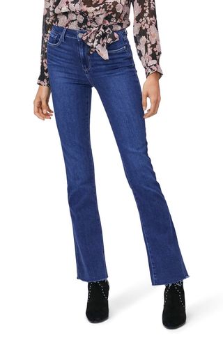 Paige + Laurel Canyon High Waist Flare Jeans