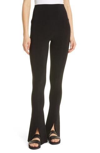 Norma Kamali + Spat Slit Front Pants