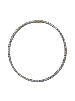 Dorsey + Kate Round Cut, Gold Riviere Necklace