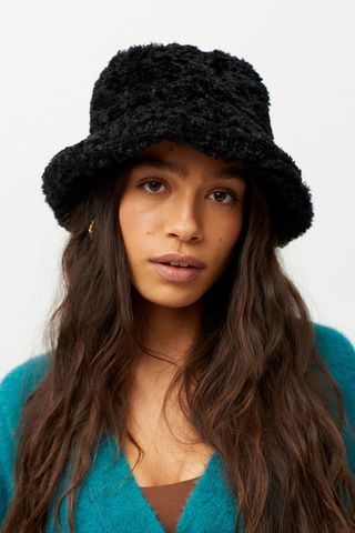 Urban Outfitters + Lilee Faux Fur Bucket Hat