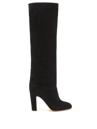 Paris Texas + Kiki Suede Knee-High Boots