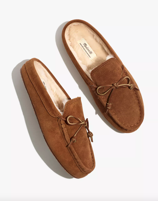 Madewell + Suede Moccasin Scuff Slippers