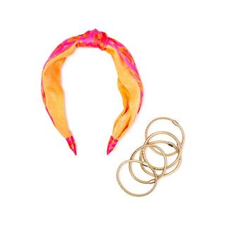Scoop + Headband and Metallic Hair Ties