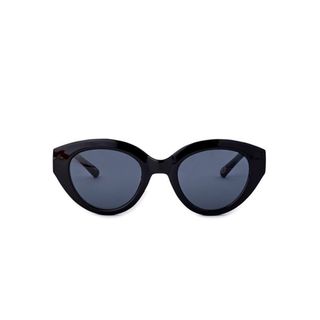 Scoop + Cat Eye Black Sunglasses