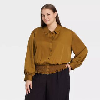 Who What Wear x Target + Bishop Long Sleeve Button-Down Shirt