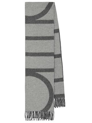 Totême + Striped Wool Scarf