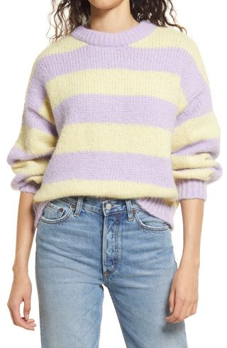Vero Moda + New Wine Stripe Sweater