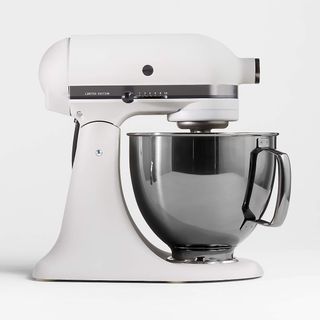 Kitchenaid + Artisan Series 5-Quart Tilt-Head Limited-Edition Light & Shadow Stand Mixer With Black Stainless Steel Bowl