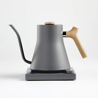 Fellow Stagg + EKG Matte Grey Electric Pour-Over Kettle With Maple Handle