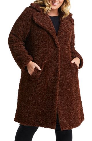 Estelle + Boston Faux Fur Teddy Coat