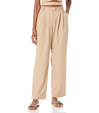 The Drop + Dylan Pleated Straight Pants