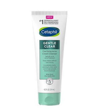 Cetaphil + Gentle Clear Clarifying Acne Cream Cleanser