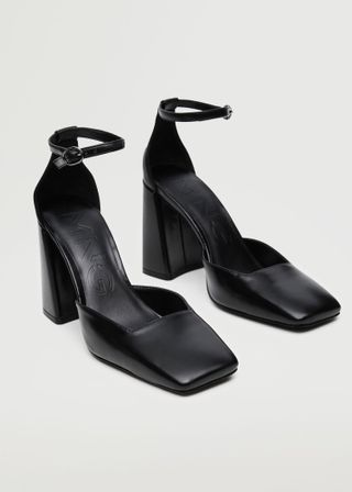 Mango + Ankle-Cuff Heel Shoes