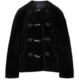 Toteme + Teddy Shearling Clasp Jacket