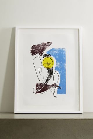 Roksanda + Cerulean Swimmer Framed Print