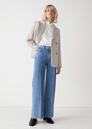 & Other Stories + Wide Press Crease Jeans