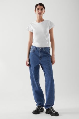 Cos + Tapered Full-Length Jeans