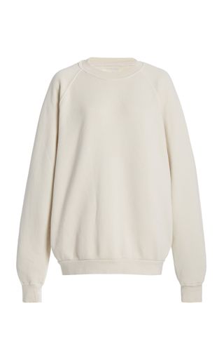 Les Tien + Classic Fleece Classic Raglan-Sleeve Cotton Sweatshirt