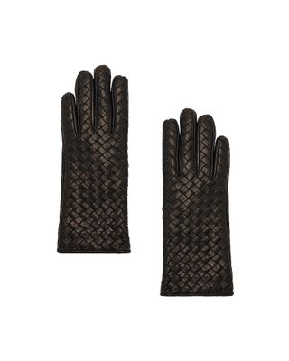 Bottega Veneta + Leather Gloves