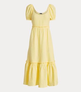 Ralph Lauren + Linen Short-Sleeve Dress