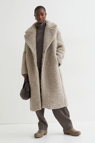 H&M + Teddy Coat