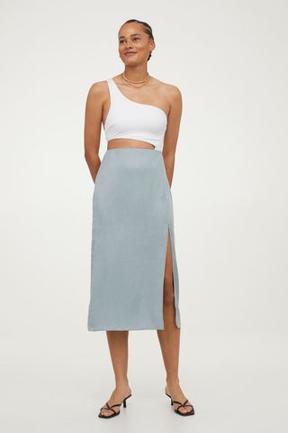H&M + Slip Skirt